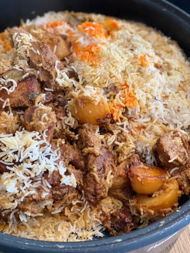 Rinder Kacchi Biriyani